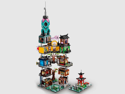Ninjago City Gardens Building Set 71741 – 5685 PCS Modular Tower City Kit | Premium Collector Brick Set