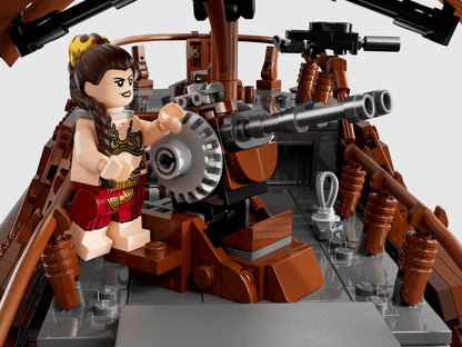 Captain Jack Sparrow’s Pirate Ship Building Set 10365 – 1635 PCS Classic Pirate Adventure Model | Collector Brick Set