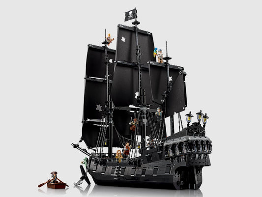 Captain Jack Sparrow’s Pirate Ship Building Set 10365 – 1635 PCS Classic Pirate Adventure Model | Collector Brick Set