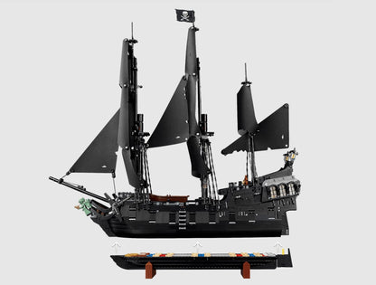 Captain Jack Sparrow’s Pirate Ship Building Set 10365 – 1635 PCS Classic Pirate Adventure Model | Collector Brick Set