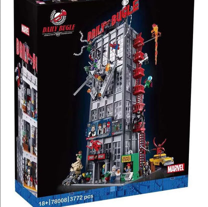 Daily Bugle Building Set 78008 – 3772 PCS Modular Superhero Tower Kit | Premium Collector Brick Set