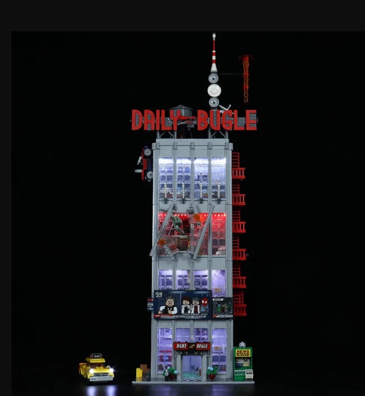 Daily Bugle Building Set 78008 – 3772 PCS Modular Superhero Tower Kit | Premium Collector Brick Set