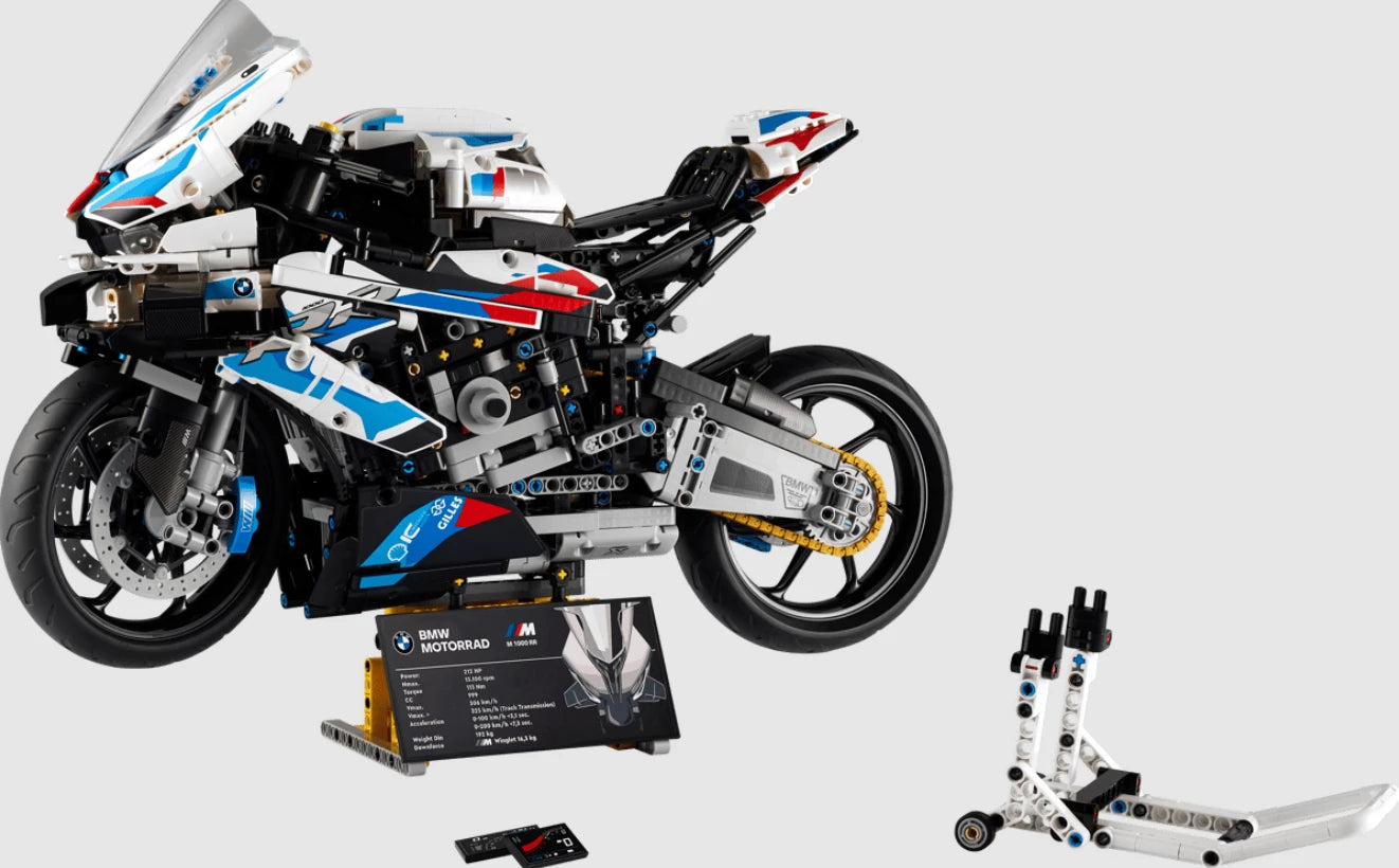 BMW M 1000 RR Motorcycle Building Set 42130 – 1920 PCS Superbike Model Kit | Premium Collector Brick Set