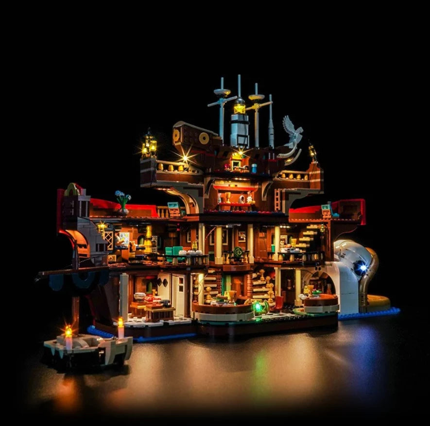 One Piece Baratie Floating Restaurant Building Set 75640 – 3402 PCS Pirate Ship Kitchen Model | Anime Collector Brick Set