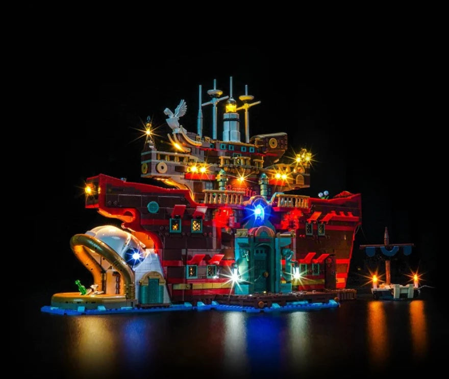 One Piece Baratie Floating Restaurant Building Set 75640 – 3402 PCS Pirate Ship Kitchen Model | Anime Collector Brick Set