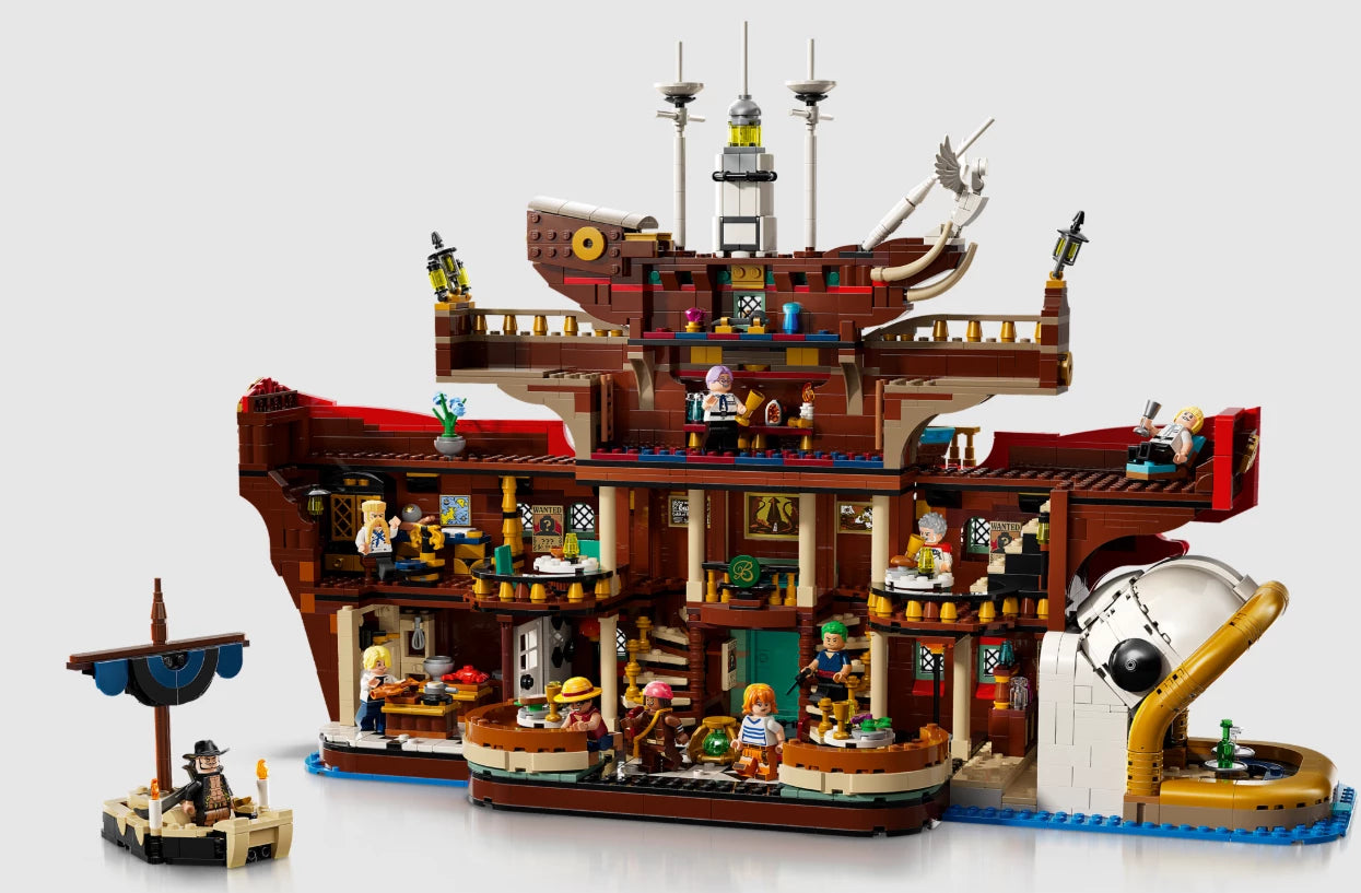 One Piece Baratie Floating Restaurant Building Set 75640 – 3402 PCS Pirate Ship Kitchen Model | Anime Collector Brick Set