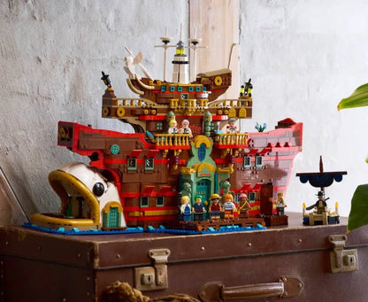 One Piece Baratie Floating Restaurant Building Set 75640 – 3402 PCS Pirate Ship Kitchen Model | Anime Collector Brick Set