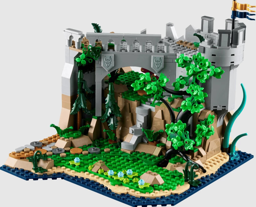 Dungeons & Dragons Red Dragon’s Tale Building Set 21348 – 3745 PCS Fantasy Castle & Dragon Model Kit | Collector Brick Set