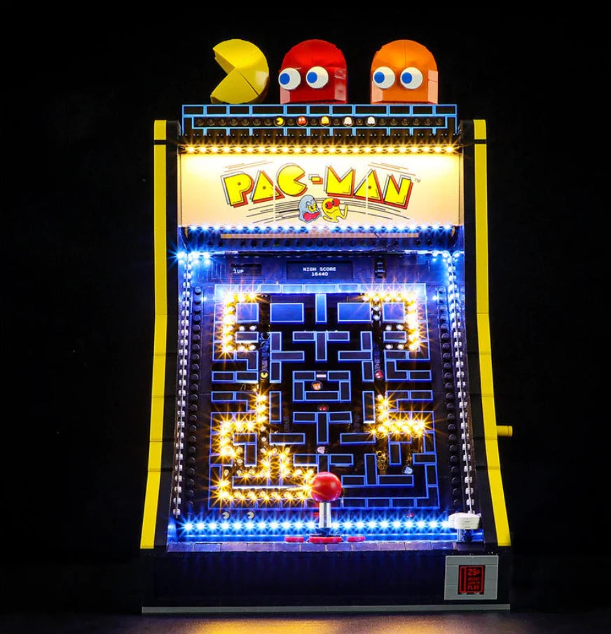 Pac-Man Arcade Machine 10323 | 2651 PCS Building Blocks Set | Retro Game