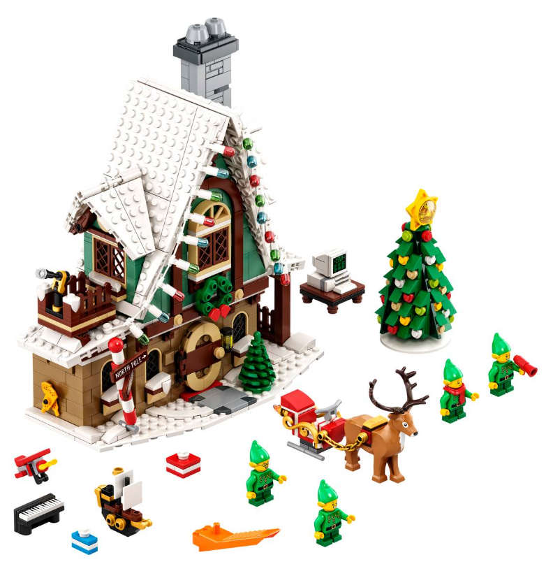 Elf Club House 10275 – 1197 PCS Adult Collector Building Set | Premium Holiday Display Model