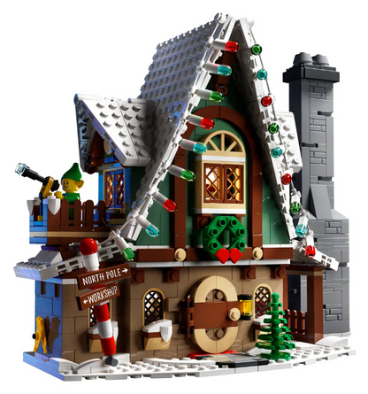Elf Club House 10275 – 1197 PCS Adult Collector Building Set | Premium Holiday Display Model
