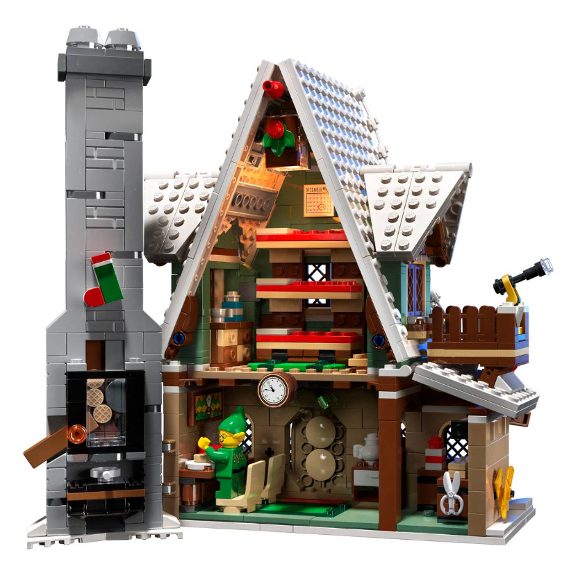 Elf Club House 10275 – 1197 PCS Adult Collector Building Set | Premium Holiday Display Model
