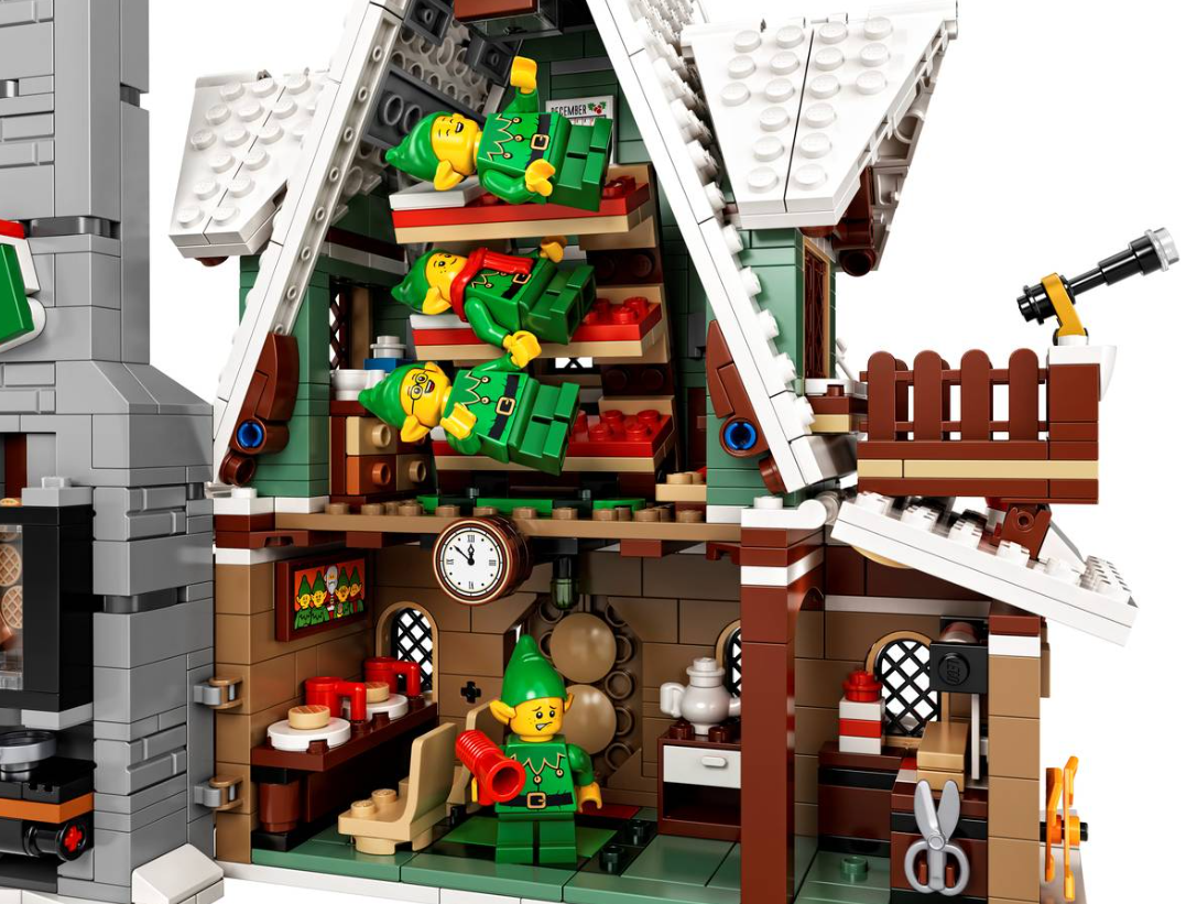 Elf Club House 10275 – 1197 PCS Adult Collector Building Set | Premium Holiday Display Model