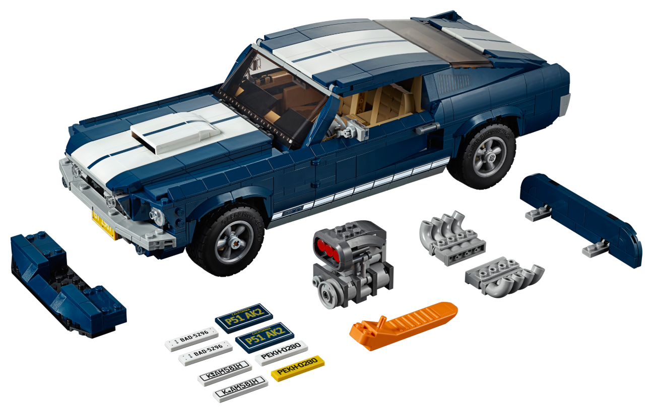 Ford Mustang 10256 MOC Building Set – 1471 PCS Collector Display Model | Premium Building Bricks