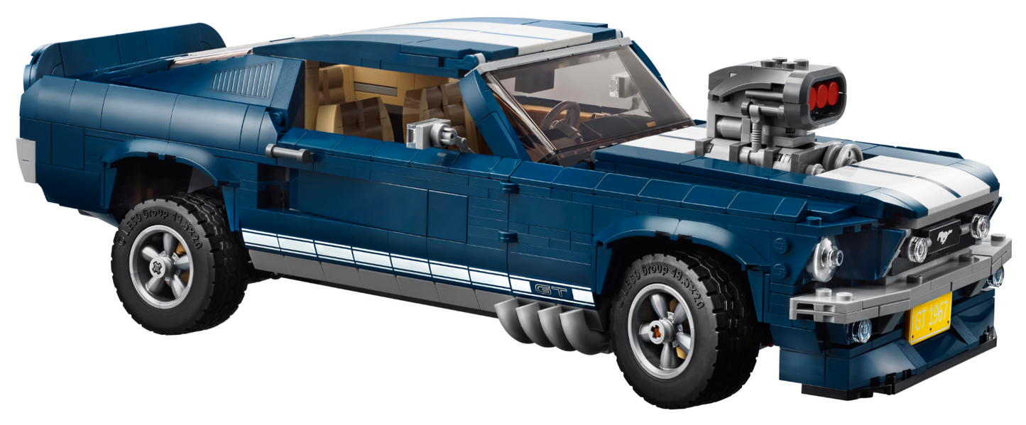 Ford Mustang 10256 MOC Building Set – 1471 PCS Collector Display Model | Premium Building Bricks