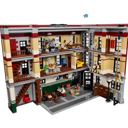 Ghostbusters Firehouse Headquarters 75827 Building Block Set – 4634 PCS Iconic Movie Building Display