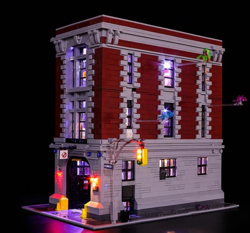 Ghostbusters Firehouse Headquarters 75827 Building Block Set – 4634 PCS Iconic Movie Building Display