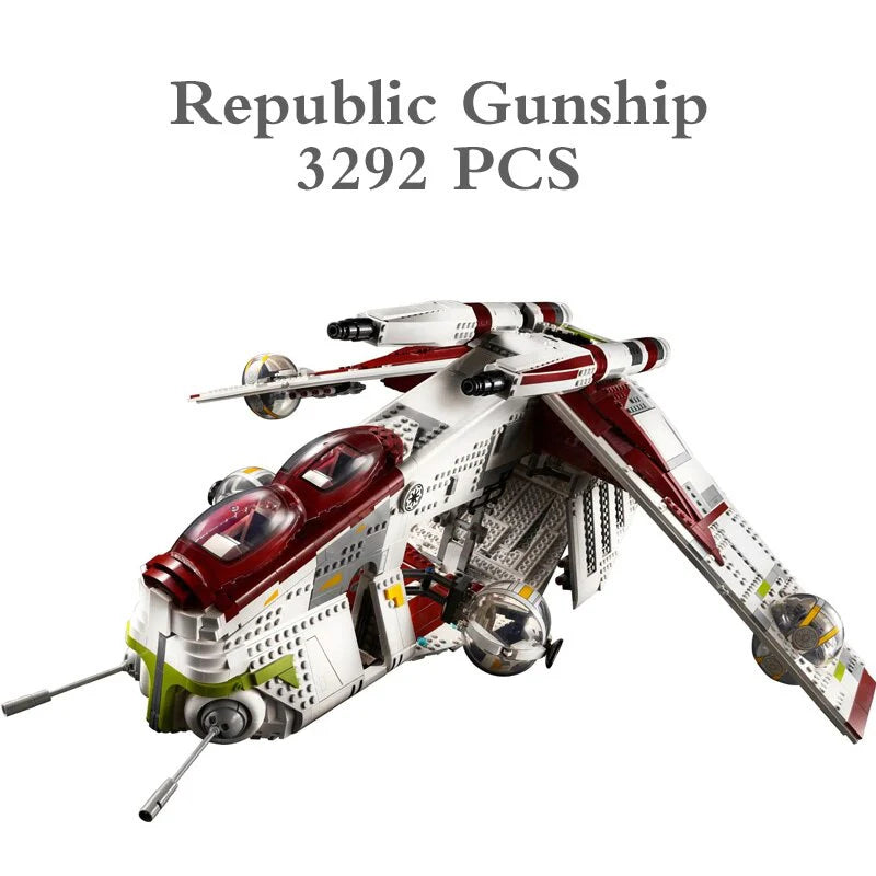 Republic Gunship Clone Wars — 1224PCS LEGO-Compatible Building Blocks
