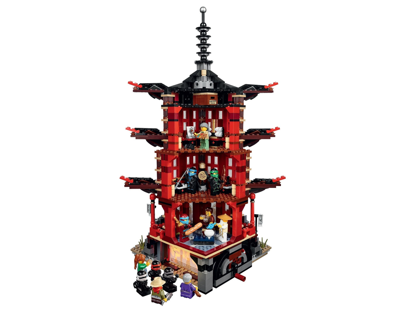 Temple of Airjitzu Building Set 70751 – 2028 PCS Martial Arts Temple Model | Premium Display Brick Set