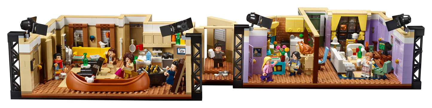 Monica's Apartment Friends TV 66333 — 2048PCS LEGO-Compatible Building Blocks | Modular Collector Set