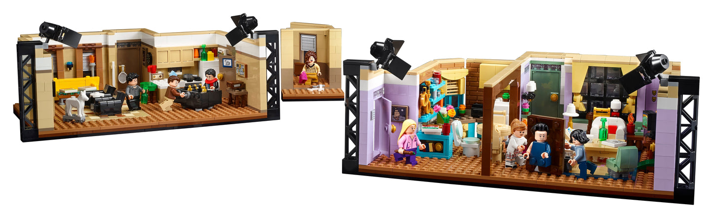 Monica's Apartment Friends TV 66333 — 2048PCS LEGO-Compatible Building Blocks | Modular Collector Set