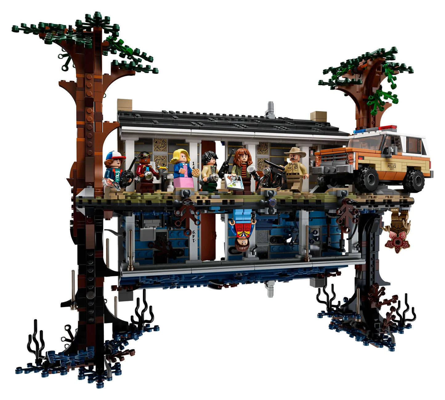 Stranger Things The Upside Down Building Set 75810 – 2287 PCS Horror House Model Kit | Collector Brick Set