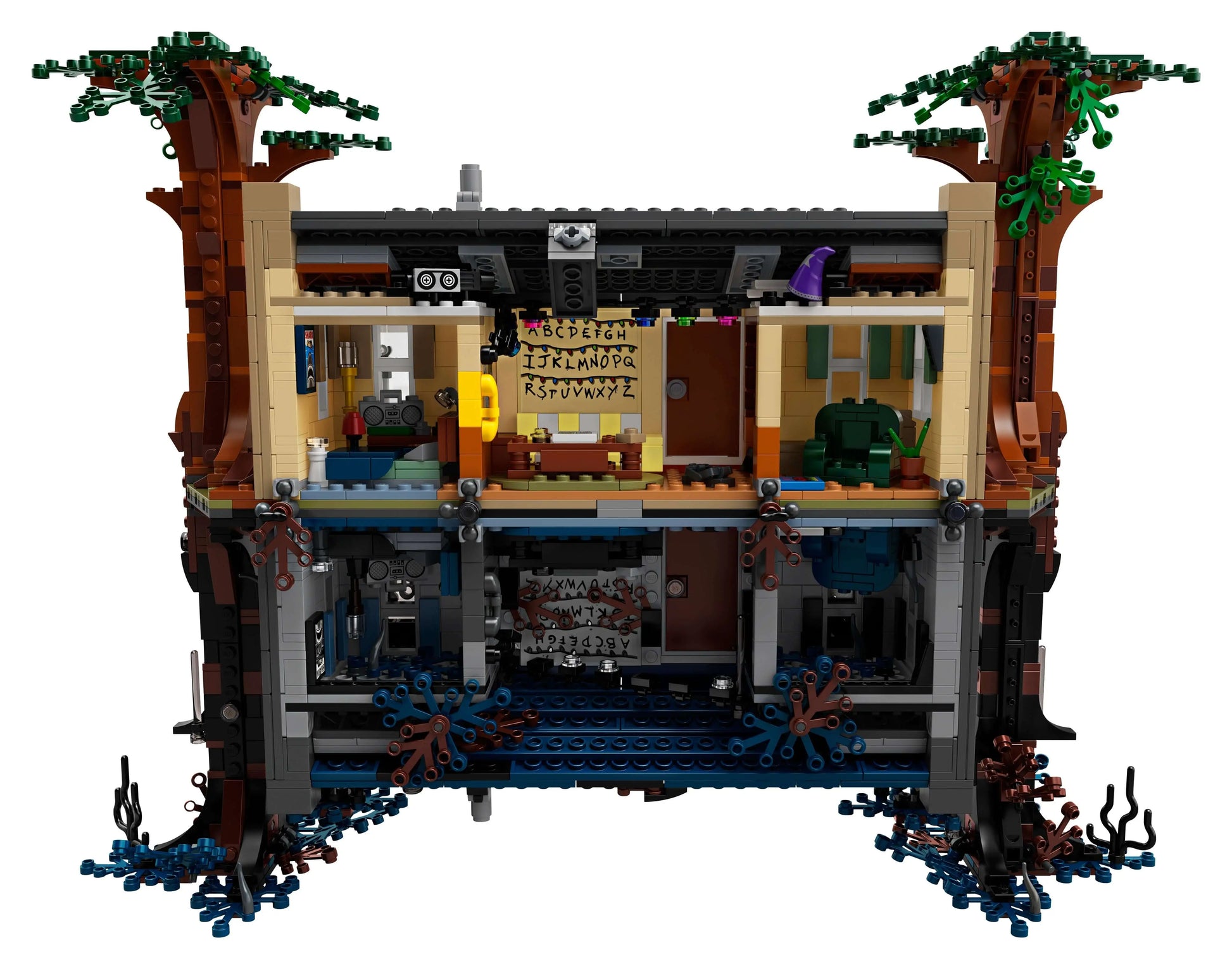 2287PCS Stranger Things The Upside Down EU model showcasing Byers' house and Upside Down details.