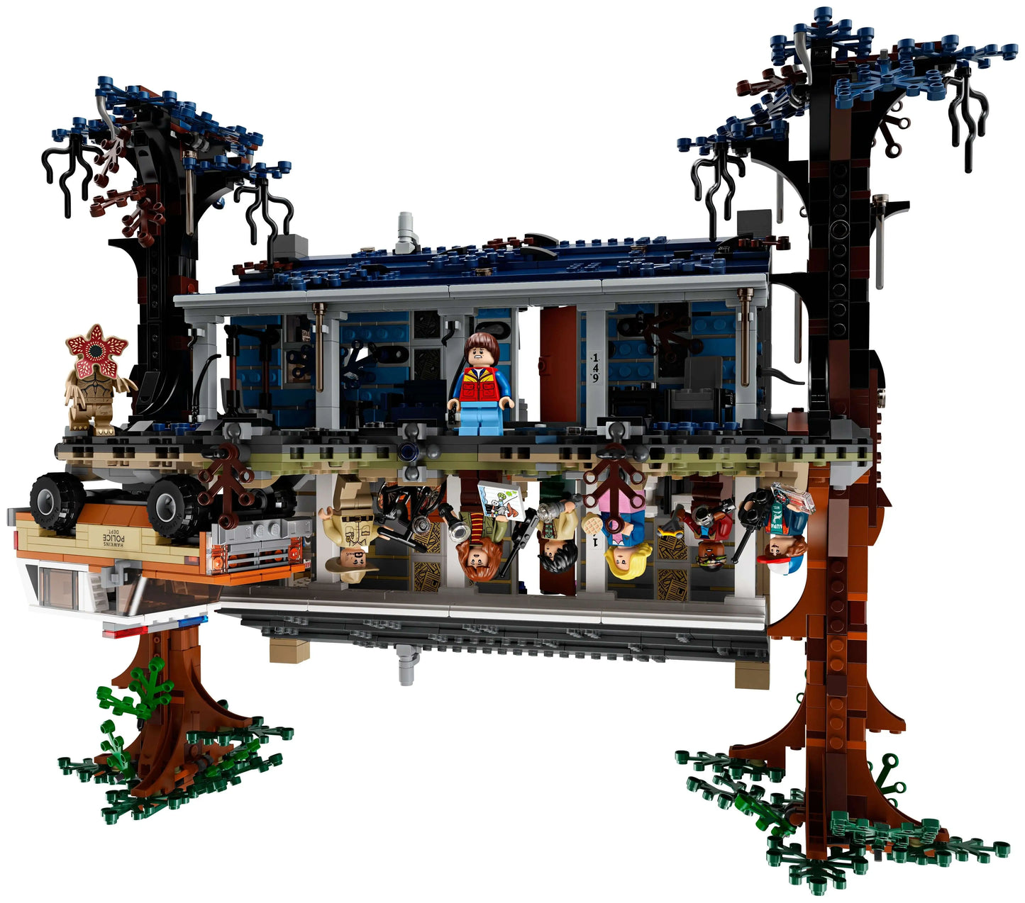 Stranger Things The Upside Down Building Set 75810 – 2287 PCS Horror House Model Kit | Collector Brick Set