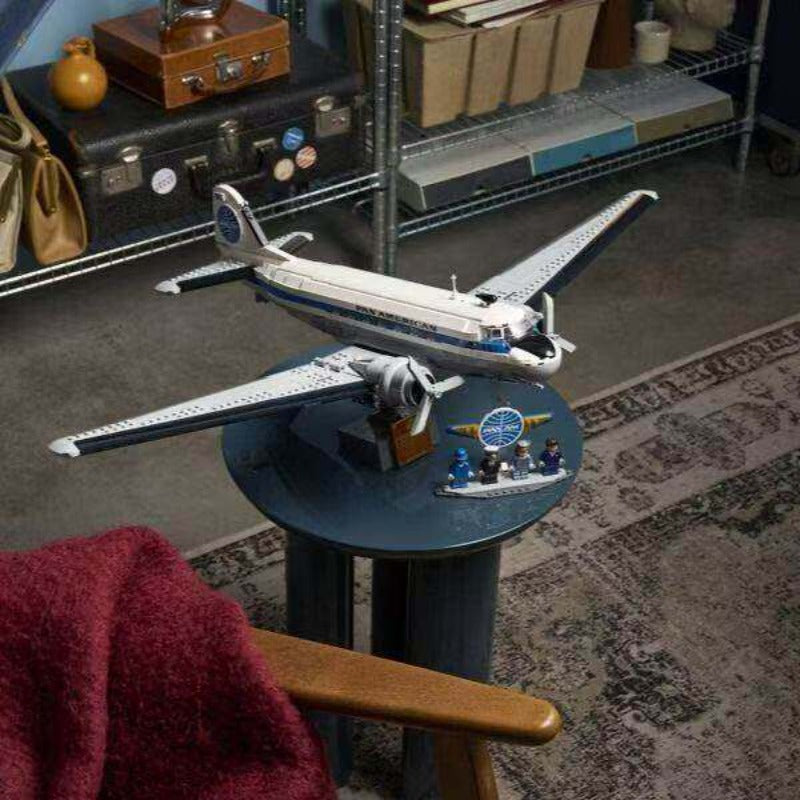 1903-piece airplane brick model, additional angle