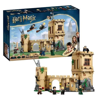 Hogwarts Castle Flying Lessons castle building block set, main view