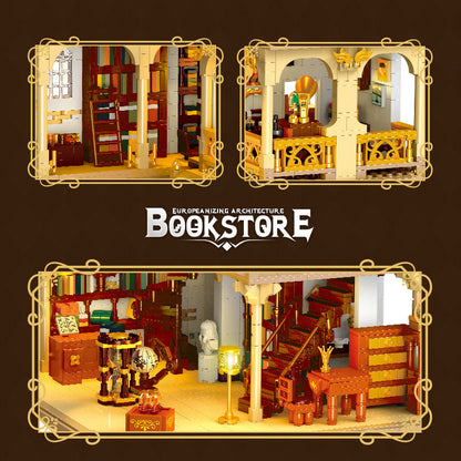 European Architecture Bookstore Building Block Set – 3028 PCS – detail view 1