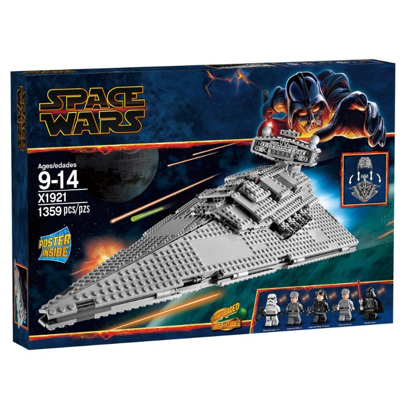 Star Destroyer brick model in an additional gallery view