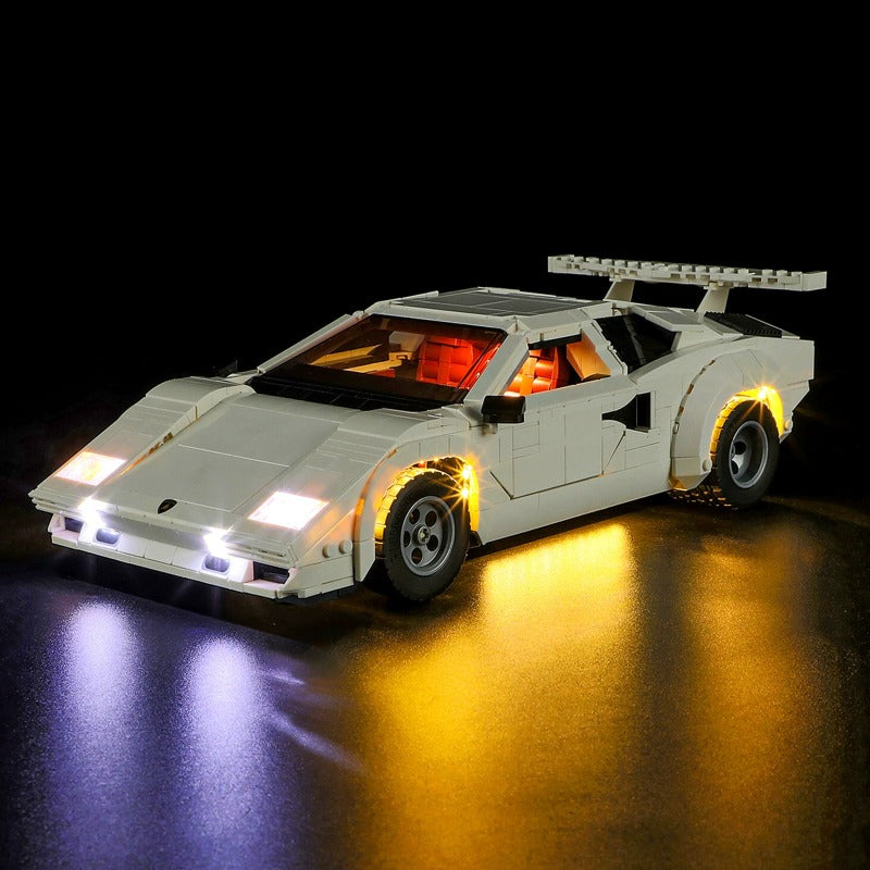 Countach building block set with LED lighting option