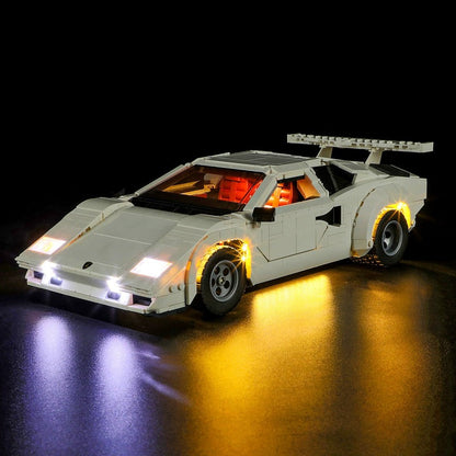 Countach building block set with LED lighting option