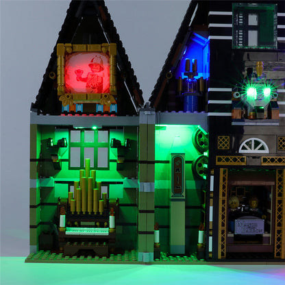 Haunted Castle House Building Set top-down view of the layout