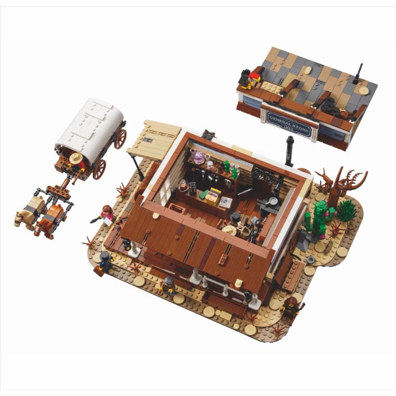 General Store building block model, assembled model