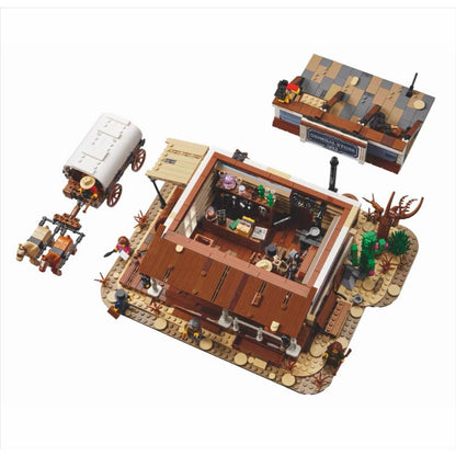 General Store building block model, assembled model