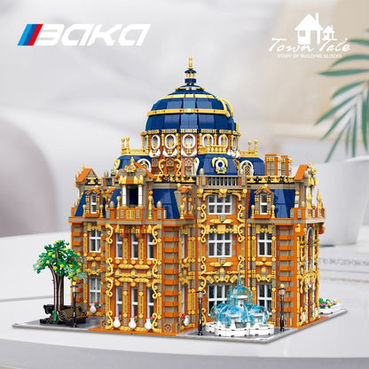royal planetarium building block set construction detail view