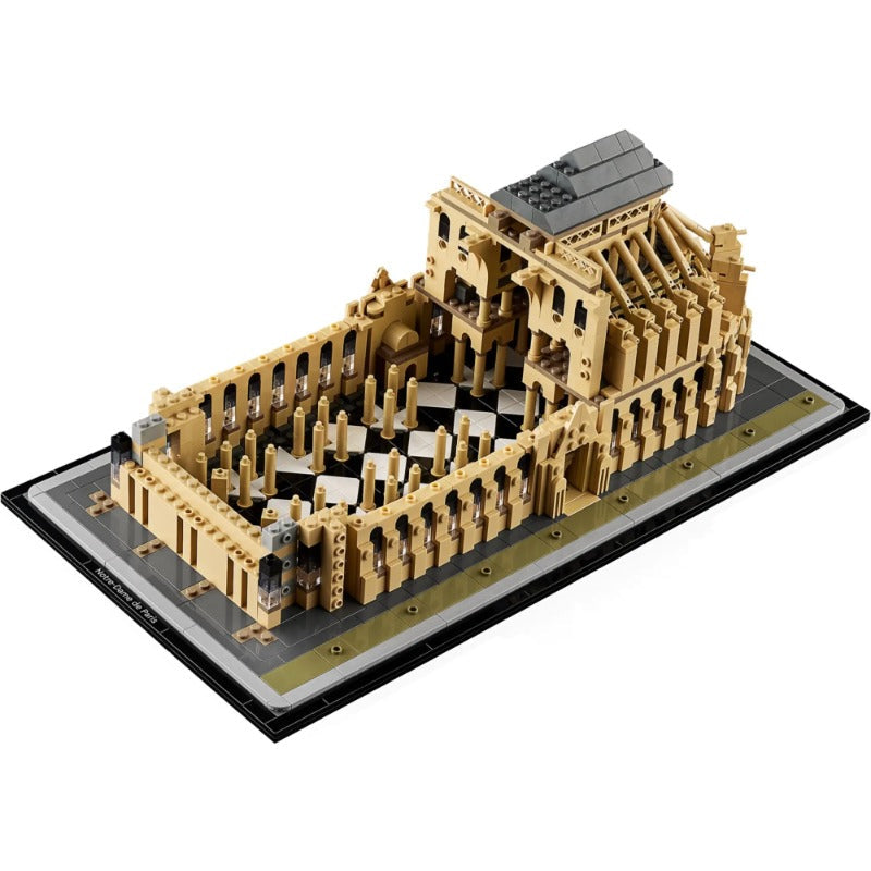 Wider view of the cathedral display model