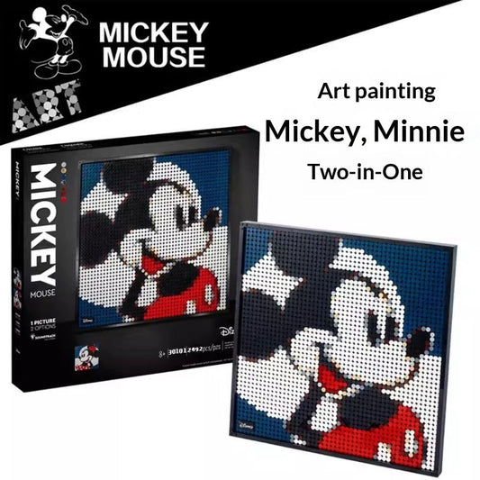 Mickey Mouse character building block set, main product view