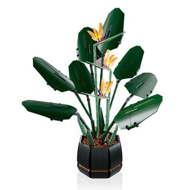 Bird of paradise building block set product view