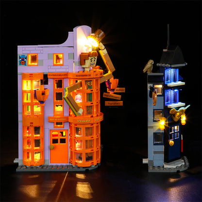 LED kit option for the street view building block set