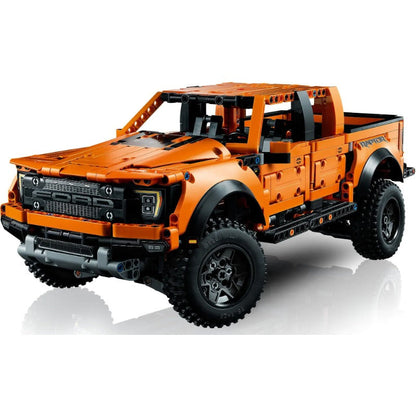 Front view of the off-road pickup truck building block model