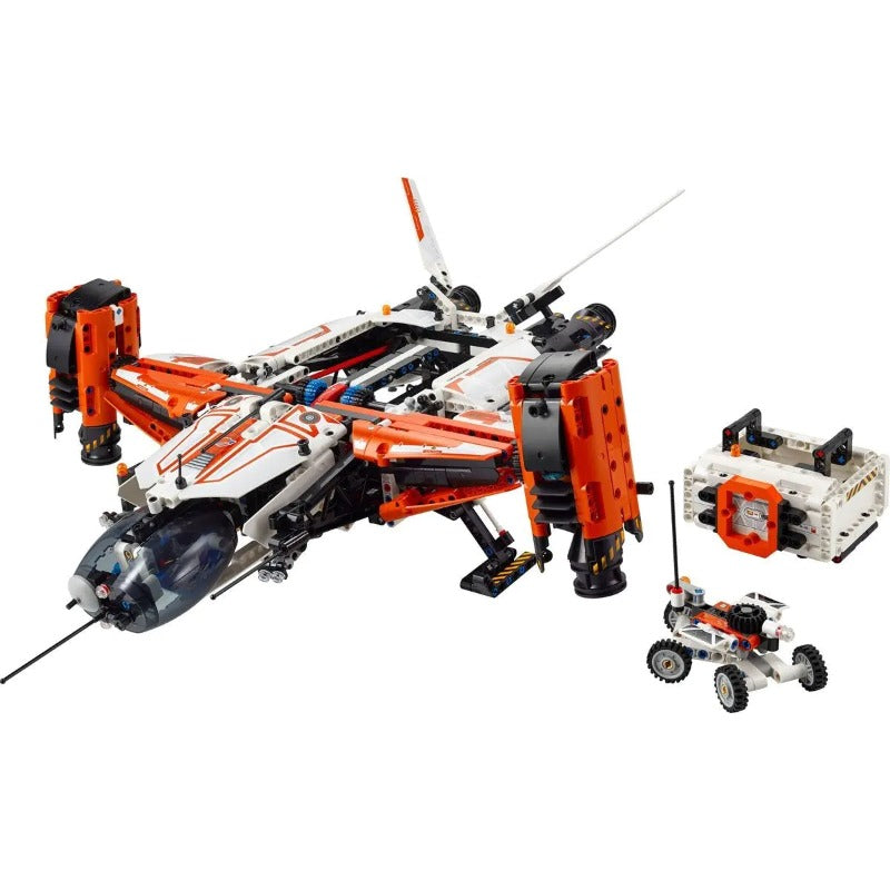VTOL cargo spaceship building block model full display