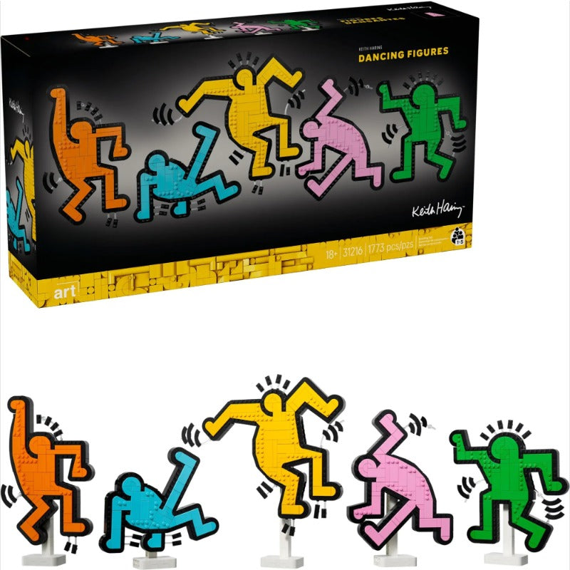 Keith Haring Dancing Figures building block set main product image