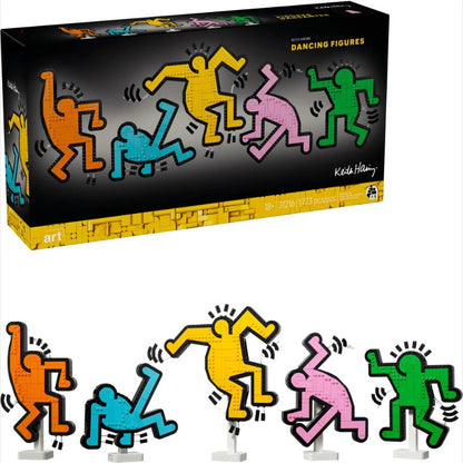 Keith Haring Dancing Figures building block set main product image
