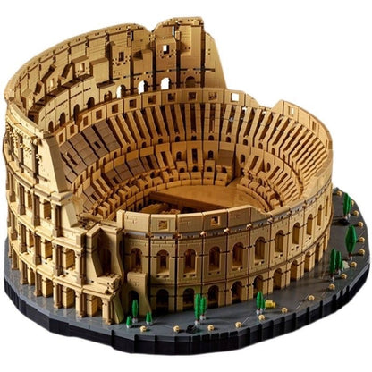 Colosseum Ancient Arena Building Set full assembled model on display