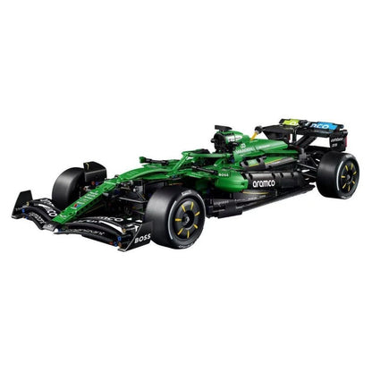Side profile of the low-slung formula car model