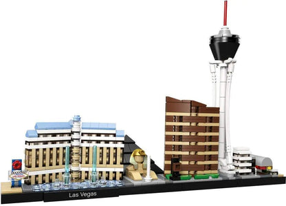 Las Vegas skyline architecture building block set