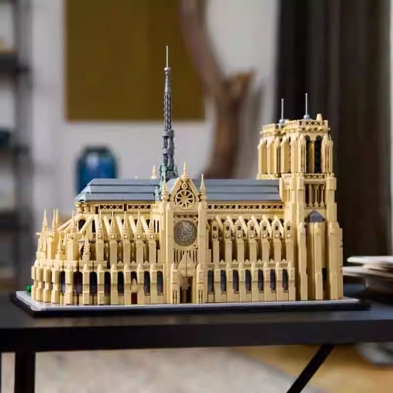 Detail view of the cathedral towers